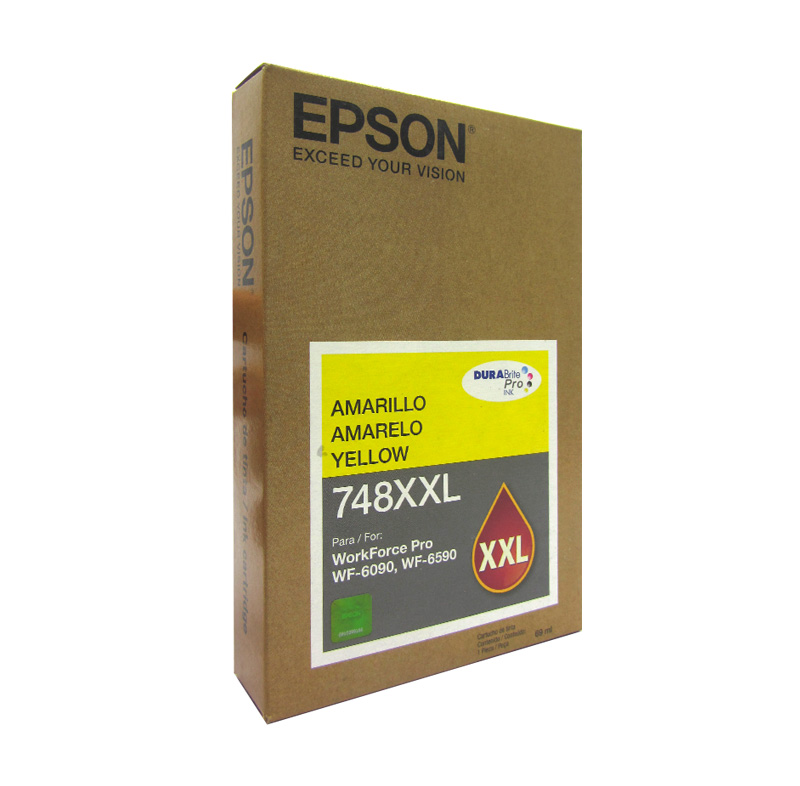 Cartucho de Tinta Epson T748XL420 Negro, 7000 Páginas