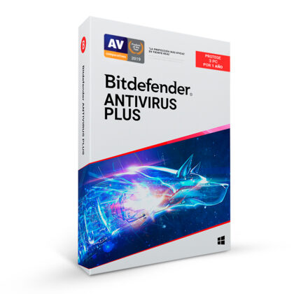 Antivirus Bitdefender Antivirus Plus | 3 PCs | 12 Meses