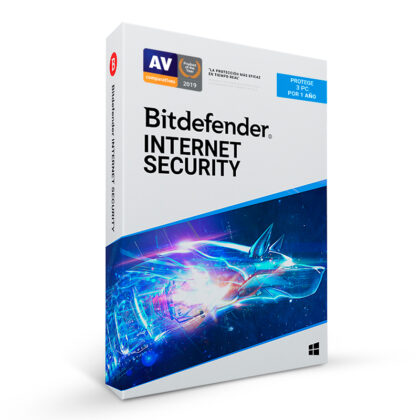 Software Bitdefender Internet Security, 3 PCs, 12 Meses