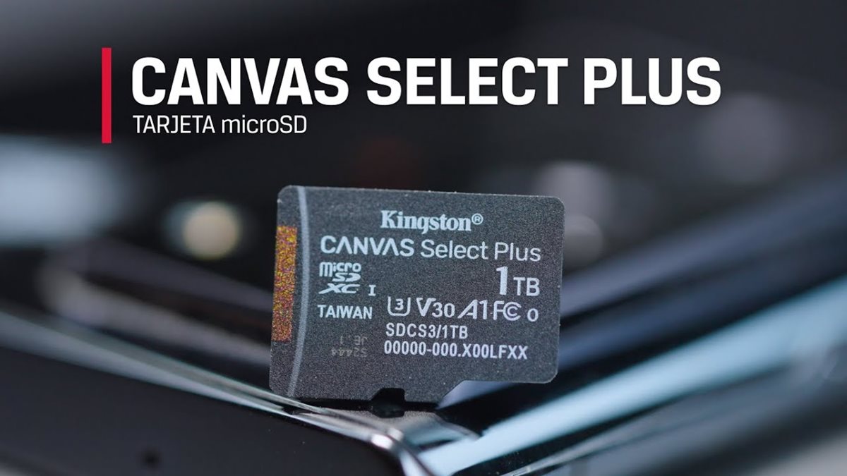 Tarjeta de Memoria Kingston 256GB MicroSD Canvas Select Plus, UHS-I Clase 10, A1, 150MB/s