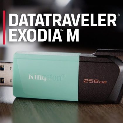 Memoria USB Kingston DataTraveler Exodia M 256GB USB 3.2 Gen 1 Azul
