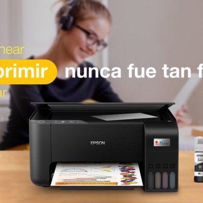 Impresora Multifuncional Epson EcoTank L3210 - Tinta Recargable, Impresión, Escaneo, Copia, USB