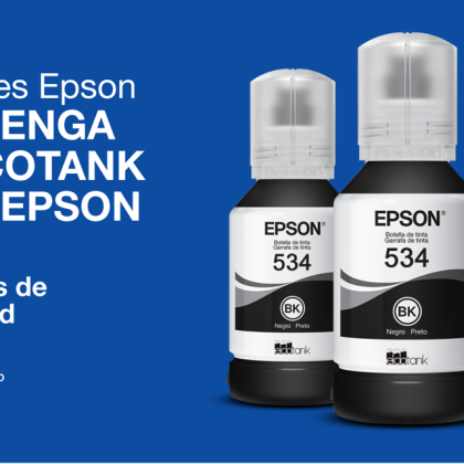 Botella de Tinta Negra EPSON T534120-AL 120ml Original para EcoTank